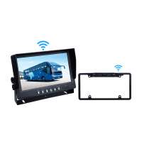 DIY 2.4GHz Digital Wireless License Plate Frame Backup Camera System With 9 Inch Rear View Monitor