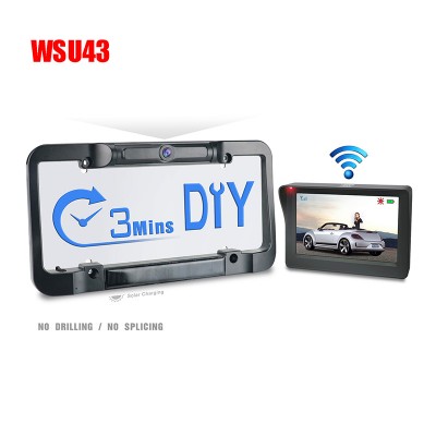 Best Sales HD IP67 Waterproof Car Rearview Camera Reversing Backup Battery Camera Wireless Solar Camera