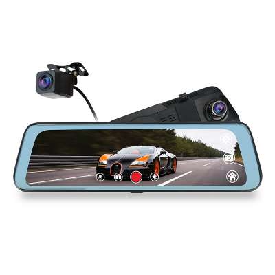 9.66inch Touch Screen Dash Cam Full HD 1080P Car DVR Video Recorder Night Vision Camera for Car Driving