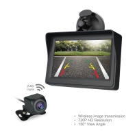 Universal HD720P Car Wireless Backup Camera with 4.3" HD Display for Car Reversing