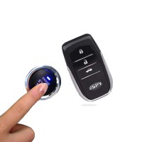 SPY PKE push button remote engine start stop smart car alarm system