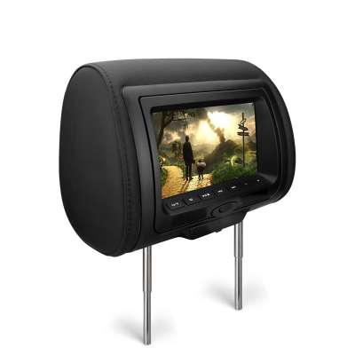 Car game DVD player dual monitor portable headrest