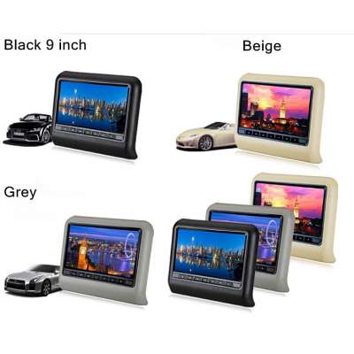 Hot-selling 9inch clip-on car headrest monitor