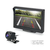 Universal HD1080P Car Backup Reversing Aid Camera with 5.0" HD Display for Car Parking