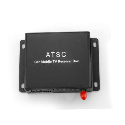 Car One Tuner 1 antenna mobile digital tv receiver ATSC top box for Mexico USA Canada