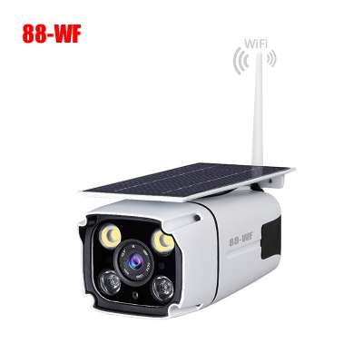 New wireless cctv ip camera solar power wifi battery camera for home