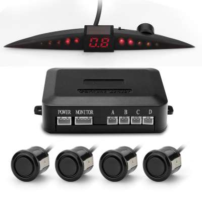 Colorful LED Display car back parking sensor with 4pc S-06 sensor